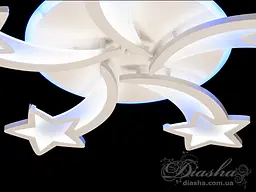 Світлодіодна люстра з пультом для дитячої кімнати Diasha 8163/5WH LED 3color, 85W