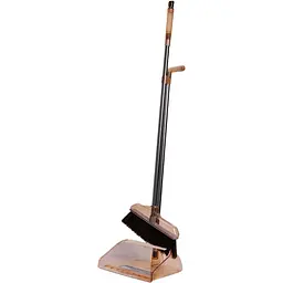 Комплект для прибирання Household Cleaning Products віник з совком 105 см коричневий HP-35015-8G - мініатюра 3
