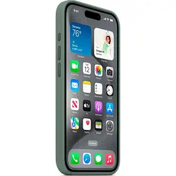 Чохол Silicone Case with MagSafe для Apple iPhone 15 Pro Cypress AAA [93263] - мініатюра 3