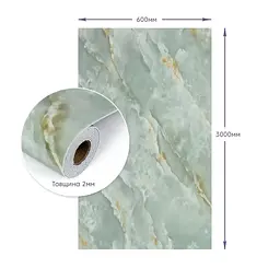 Стінова PET плитка Wall Sticker SW-00003267 самоклеюча у рулоні 600х3000х2 мм - мініатюра 2