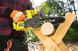 Акумуляторна ланцюгова пилка Ryobi ONE+ RY18CS20A-0 18В без АКБ та ЗП (5133005414) - мініатюра 10
