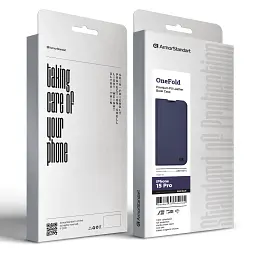 Чохол-книжка ArmorStandart OneFold Case для Apple iPhone 15 Pro Dark Blue - мініатюра 7