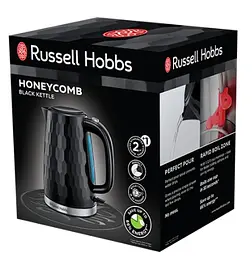 Електрочайник Russell Hobbs Honeycomb Black - мініатюра 6