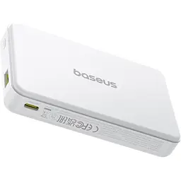 Зовнішній акумулятор Baseus Airpow II Qi2 10000mAh 22.5W White (P10080000213-00) [134988] - мініатюра 4