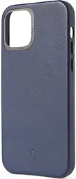 Оригінальний шкіряний чохол Decoded Leather Case для Apple iPhone 12 Pro Matt Navy Blue
