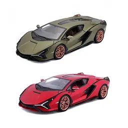 Автомодель - Lamborghini SIÁN Fkp 37 (в асортименті зелений металік, червоний металік, 1:24), в асортименті