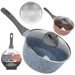 Сотейник литий Granite з індукційним дном 2,3 л з кришкою 10377-20 - мініатюра 2