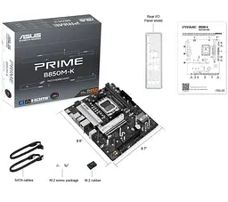 Материнська плата ASUS PRIME B850M-K (PRIME B850M-K) (Socket AM5, AMD B850, Micro-ATX) Б/в - мініатюра 6