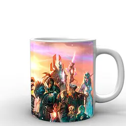Кухоль GeekLand World of Warcraft всі персонажі WW.02.15 330 мл білий - мініатюра 3