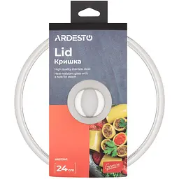 Кришка скляна Ardesto Gemini, 24 см (AR0724G) - мініатюра 3