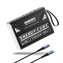 Потужний Повербанк для Ноутбука 100W 70000 mAh MOVESPEED Z70 Pro Power Bank для ноутбуку 65W - 100W 19V 20V 5A зі швидкою зарядкою