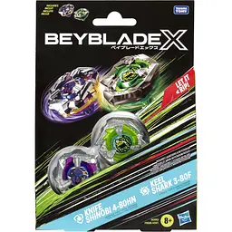 Набір іграшковий Hasbro Beyblade X Dual Pack Set з двох дзиґ (F9586_G0190) - мініатюра 3