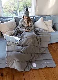 Спальник Naturehike M300 (CNK2350WS023) +6°C - з капюшоном - лівий - світло-зелений - мініатюра 8