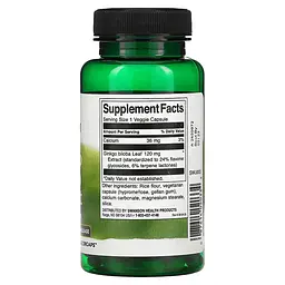 Екстракт Гінкго Білоба Ginkgo Biloba Extract 120 мг - 100 капсул - мініатюра 2