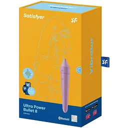 Смарт-мінівібратор Satisfyer Ultra Power Bullet 8 Lilac - мініатюра 6