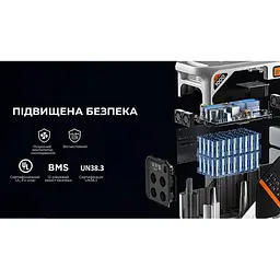 Зарядна станція Litheli 1800 Вт, 1069 Вт·год, LiFePO4, + 2 Power Bank (U20EH17-0U200) - мініатюра 3