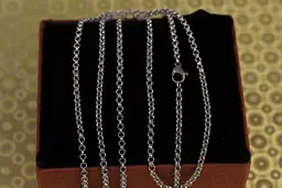 Ланцюг Xuping Jewelry роло 50 см 2,5 мм сріблястий