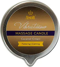 Масажна свічка Vibratissimo Caramel Cream 100 мл Amor 7115090181 104657 - мініатюра 2