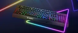 Клавіатура мембранна Vigor GK20 UA 104key, USB-A, EN/UKR/RU, ColorLED, чорний MSI teh0013864 - мініатюра 3