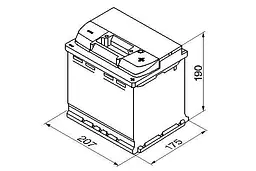 Акумулятор Bosch S5 Silver Plus 54Ah EN 530A (0 092 S50 020) - мініатюра 5