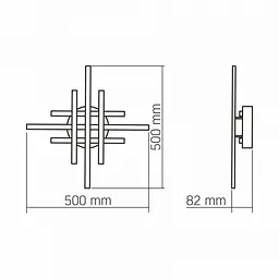LED світильник функціональний Videx DECORA 40W VL-CLD-988-SL - мініатюра 3