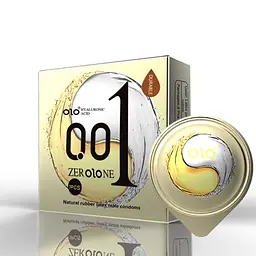 Презервативи OLO Ice Fire (3 штуки) Babydoll Універсальний.. Жовтий 7000-1 - мініатюра 3