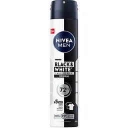 Антиперспирант Nivea Men Черное и Белое Невидимый Классический, аэрозоль 200 мл (82242)