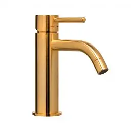 Змішувач для раковини Paffoni Light без донного клапана honey gold brushed LIG071HGSP, Золотий
