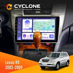 Штатна магнітола Lexus RX 2003-2007 Cyclone C9-011 4x64, DSP Cyclone (НФ-00007652)