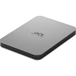 Зовнішній жорсткий диск LaCie Mobile Drive 2TB Moon Silver (STLP2000400) [132822] - мініатюра 4