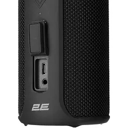 Портативна акустика 2E SoundXTube2 TWS MP3 Wireless Waterproof Black (2E-BSSXT2WBK) - мініатюра 5