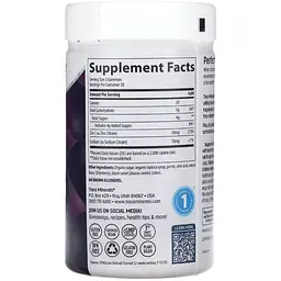 Цинк Trace Minerals Zinc Gummies зі смаком бузини 30 мг 60 цукерок - мініатюра 2