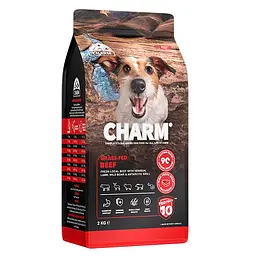 Сухий беззерновий корм для собак Charm Grass-Fed Beef Чарм холістик, Бички вигодувані на траві 2 кг (1001294)