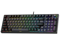 Механічна ігрова клавіатура з підсвічуванням Fantech ATOM96 AMK-890 Blue Switch, Eng/Укр/Рус, Black-Grey - мініатюра 1