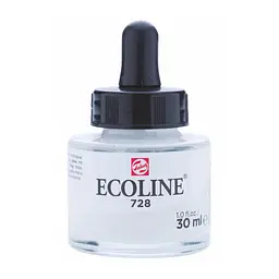 Фарба акварельна рідка Ecoline (728) Сіра тепла світла 30 мл Royal Talens (8712079407506)