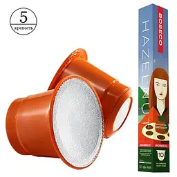 Кава мелена Boseco Hazelnut в капсулах 50 г (10 шт. х 5 г) (924957) - мініатюра 2