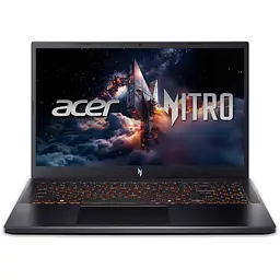 Ноутбук Ігровий Acer Nitro V 15 ANV15-52-7186 з процесором Intel Core i7-13620H pana la 4.9GHz, 15.6" Full HD, IPS, 165Hz, 16GB DDR4 RAM, 1TB SSD, NVIDIA® GeFor OS, Obsidian чорний - мініатюра 3