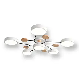 Світлодіодна LED люстра Linisoln Dim 9609/5+1WH