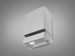 Світильник фасадний Diasha DF-2124SL E27, матовий хром, IP67, 16 см, для кафе та вулиці - мініатюра 3