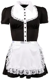 Костюм Cottelli Collection Maids Dress XL чорний - мініатюра 6