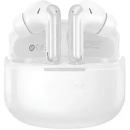 Бездротові TWS навушники Borofone FQ9 Plus Peaceful ANC+ENC White