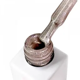 Камуфлююча база для нігтів Magic Cat Base 04 Sparkle nude JOIA vegan 8 мл - мініатюра 5