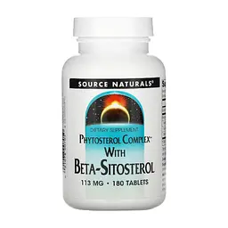 Травы Source Naturals Бета-Ситостерол 113мг, 180 таблеток (SNS-00705)