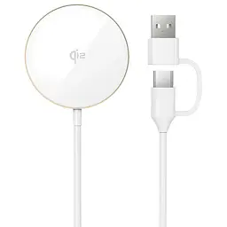 БЗП Wi-W029 MagCircle Qi2 15W Gold Wiwu teh0029897 - мініатюра 2