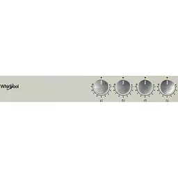 Whirlpool Варильна поверхня газова, 60см, чугун, конфорка з підвійним рядом полум'я, бежевий - мініатюра 4