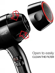 Фен професійний Valera Swiss Silent Jet 7500 Light Ionic Rotocord (SXJ7500DRC) - мініатюра 7
