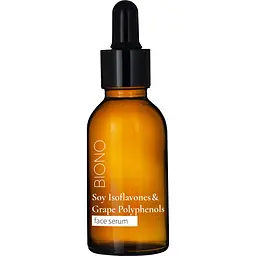 Антиоксидантна сироватка для обличчя Biono Soy Isoflavones&Grape Polyphenols, 30 мл (BN_SR_SGP_30) - мініатюра 2