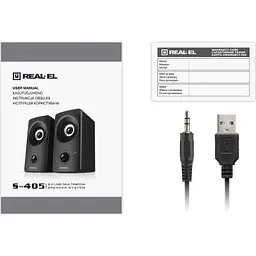 Акустична система REAL-EL S-405 USB Black (EL121100016) - мініатюра 8