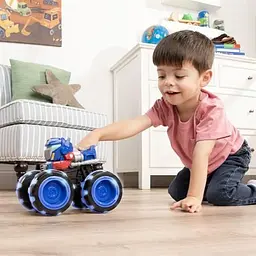 Іграшкова машинка John Deere Kids Monster Treads Оптимус Прайм з великими колесами що світяться (47423) - мініатюра 6