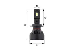 Комплект світлодіодних ламп Infolight S1 H7 50W - мініатюра 3